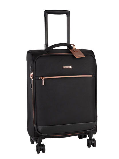 Cellini Allure 4 Wheel Carry On Trolley Case Black