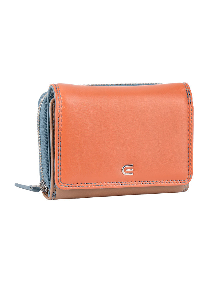 Cellini Diva Lotus Small Trifold Purse