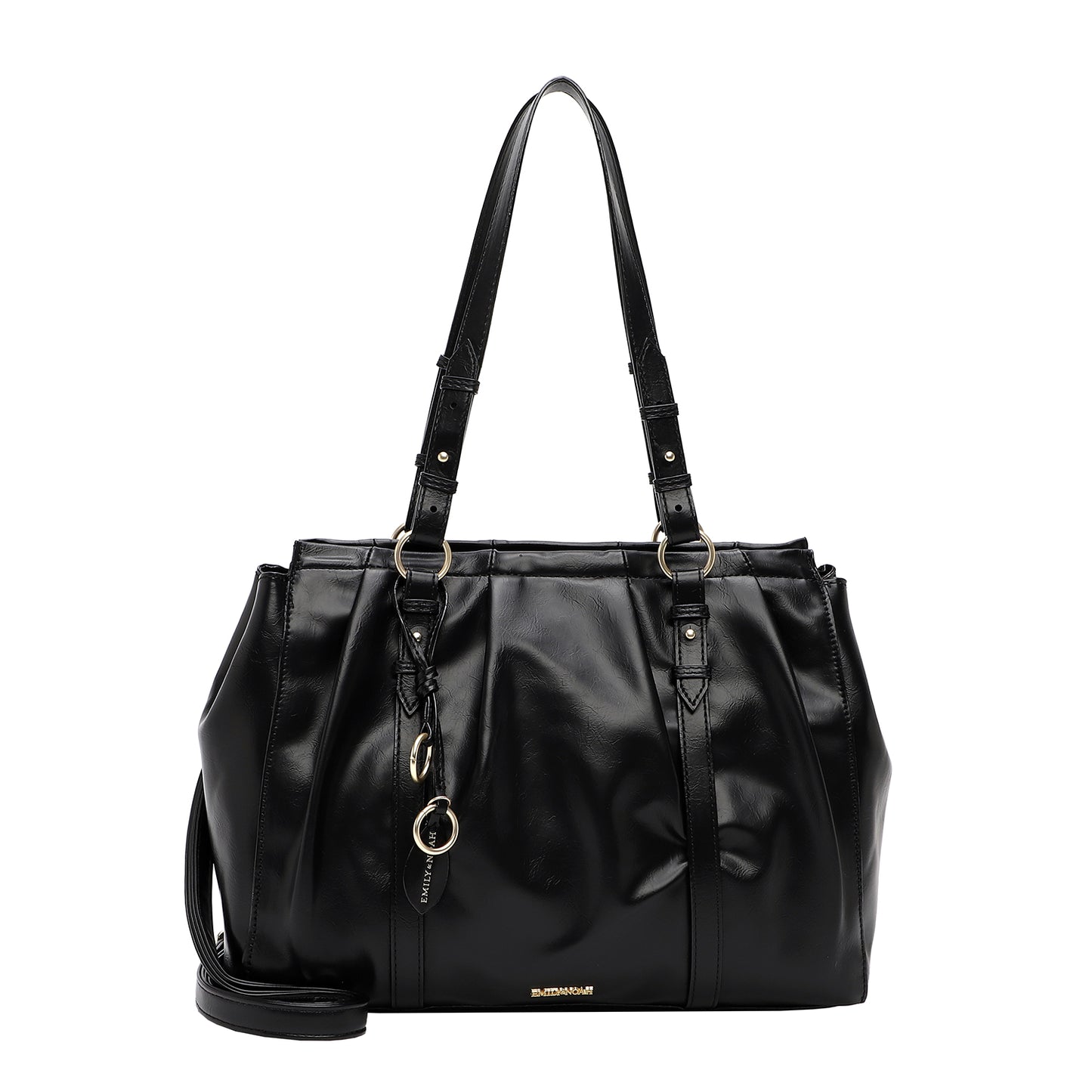 Emily & Noah Ruched Shopper