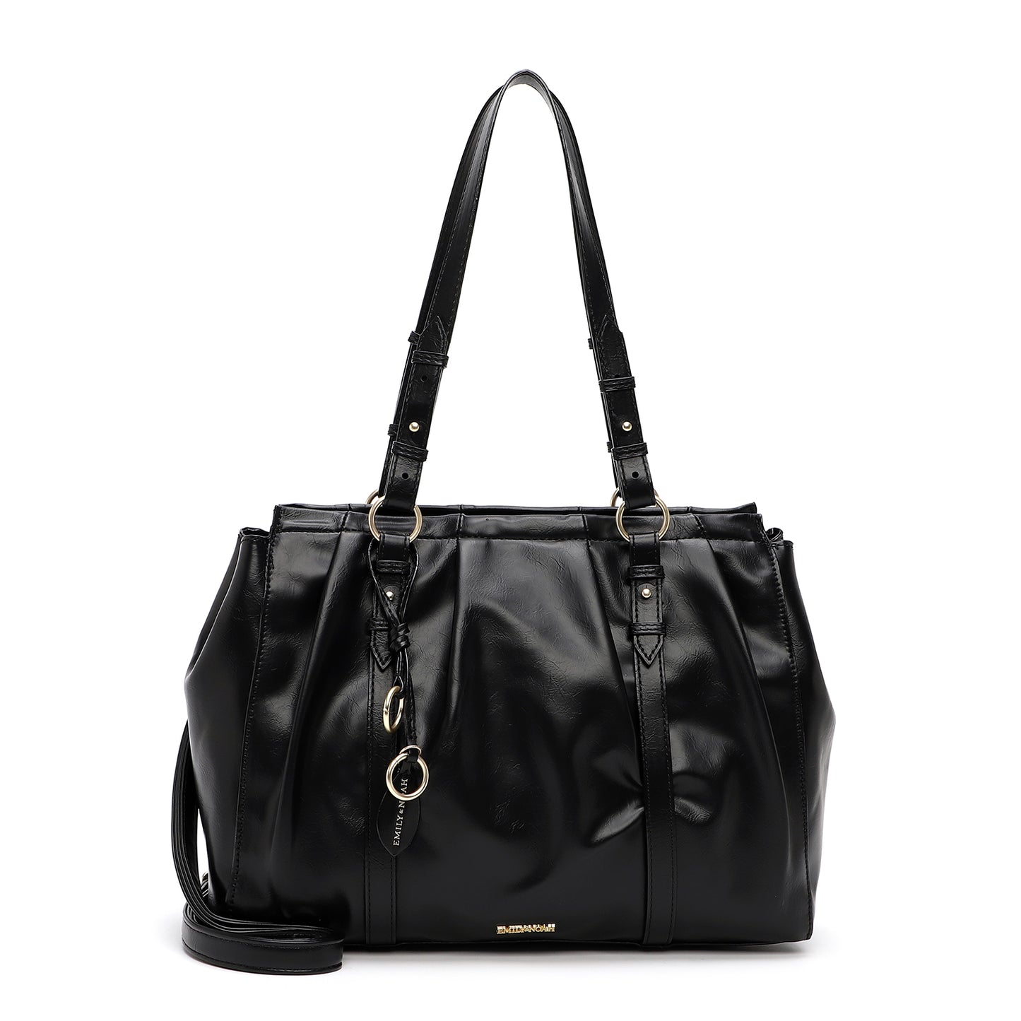 Emily & Noah Ruched Shopper
