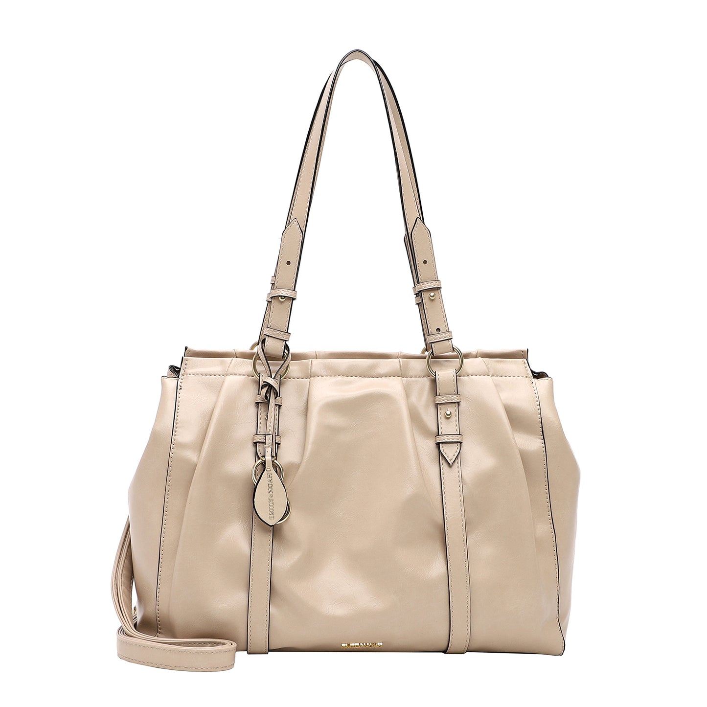 Emily & Noah Ruched Shopper