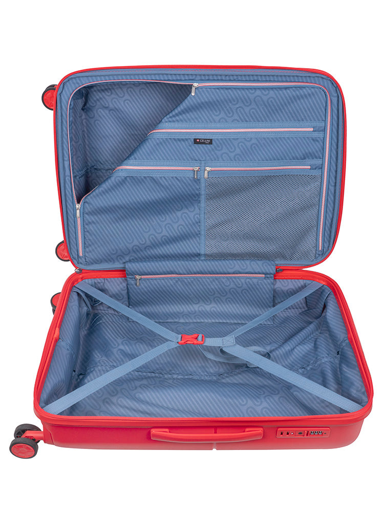 Cellini Cruze Medium 4 Wheel Xpander Trolley Case