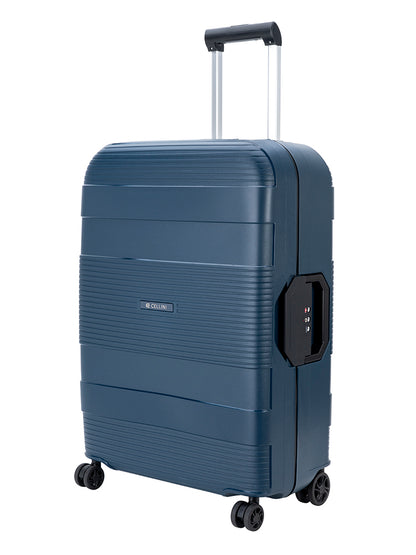 Cellini Safetech Zipperless Lock Medium 4 Wheel Trolley Case