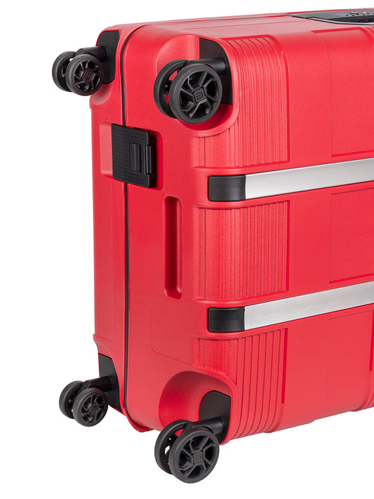 Cellini Safetech Zipperless Lock Medium 4 Wheel Trolley Case