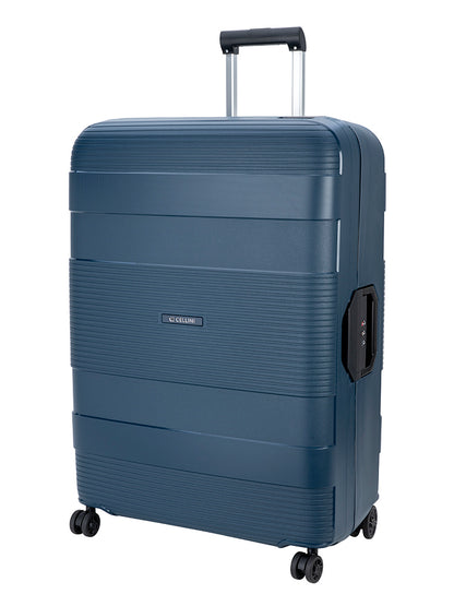 Cellini Safetech Zipperless Lock Large 4 Wheel Trolley Case
