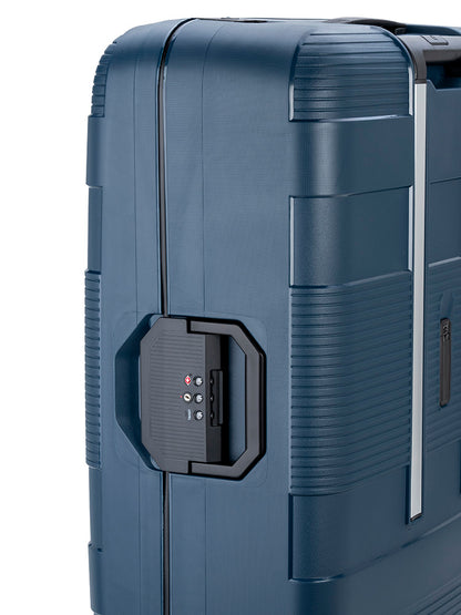 Cellini Safetech Zipperless Lock Large 4 Wheel Trolley Case