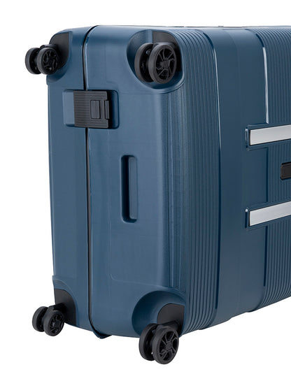 Cellini Safetech Zipperless Lock Large 4 Wheel Trolley Case
