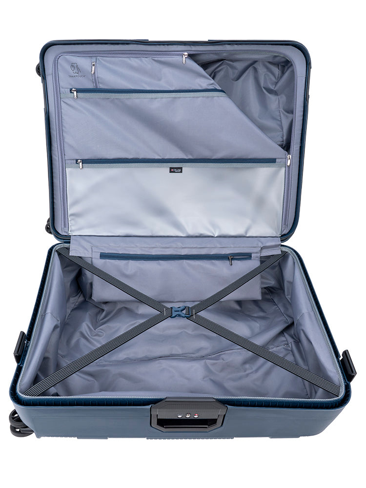 Cellini Safetech Zipperless Lock Large 4 Wheel Trolley Case