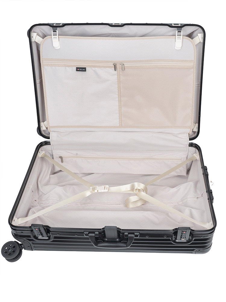 Cellini Aluminium Large 4-Wheel Trolley Case