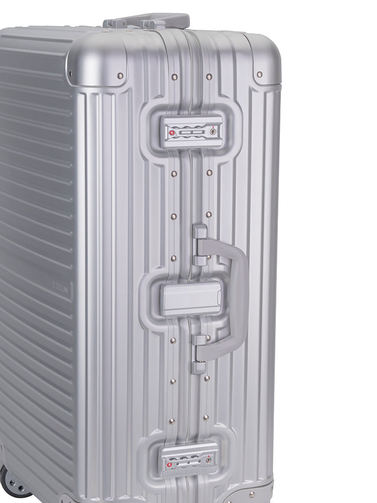 Cellini Aluminium Medium 4-Wheel Trolley Case