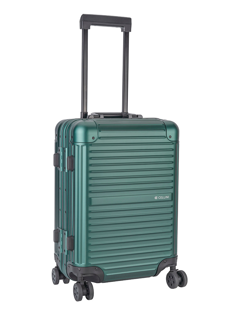 Cellini Aluminium 4-Wheel Carry On Trolley Case