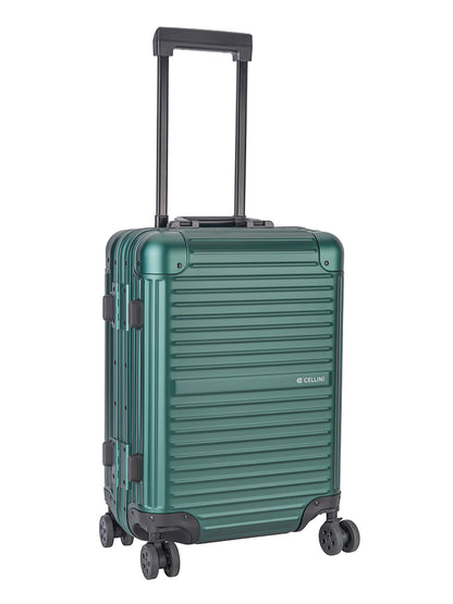 Cellini Aluminium 4-Wheel Carry On Trolley Case