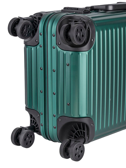 Cellini Aluminium 4-Wheel Carry On Trolley Case
