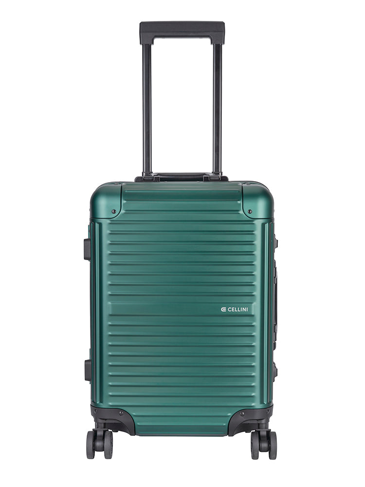 Cellini Aluminium 4-Wheel Carry On Trolley Case