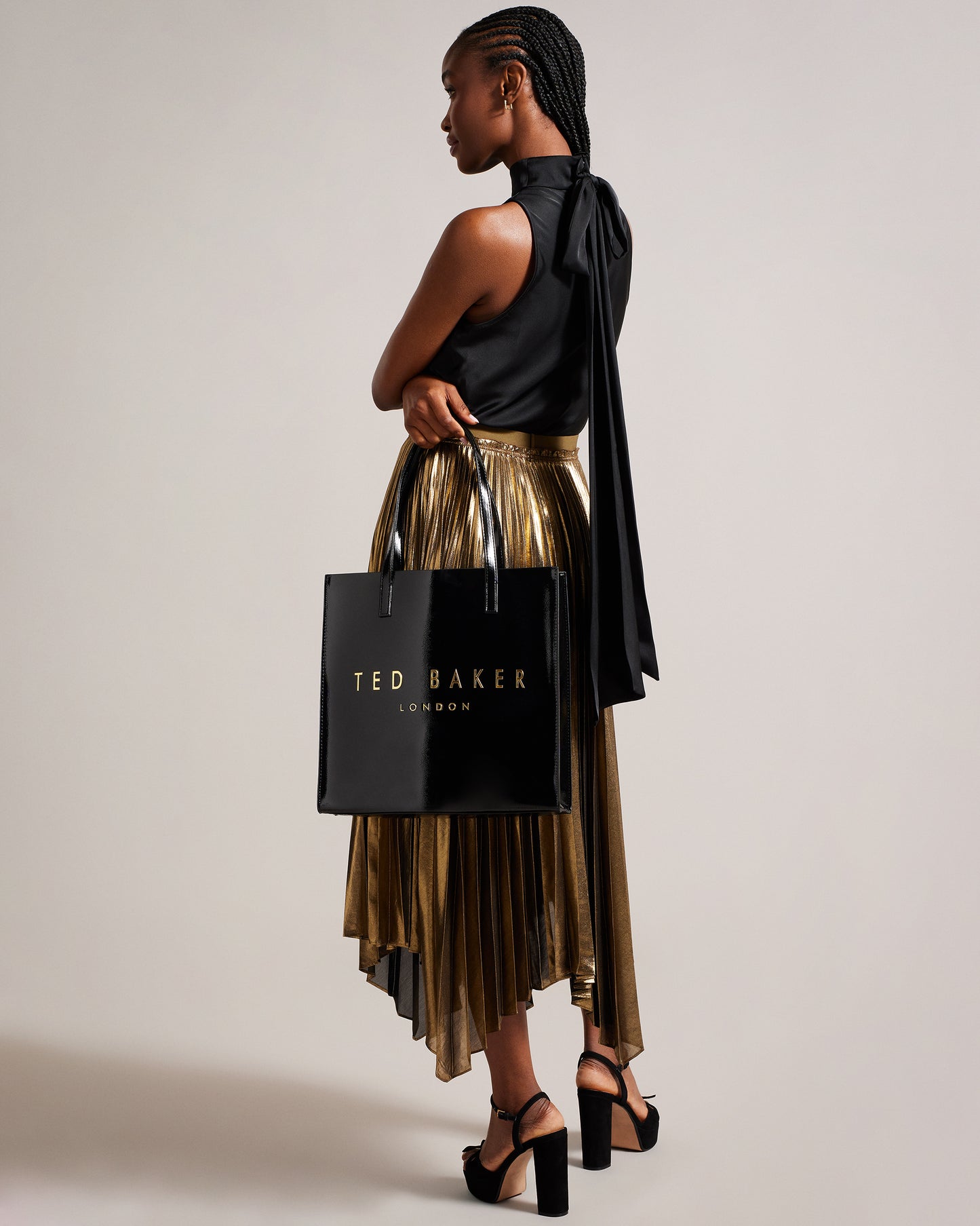 Ted Baker Crinkon Large Crinkle Texture Shopper