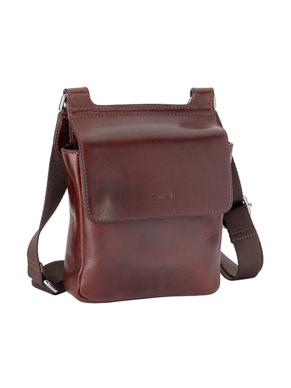 Cellini Diva Havana Flapover Crossbody