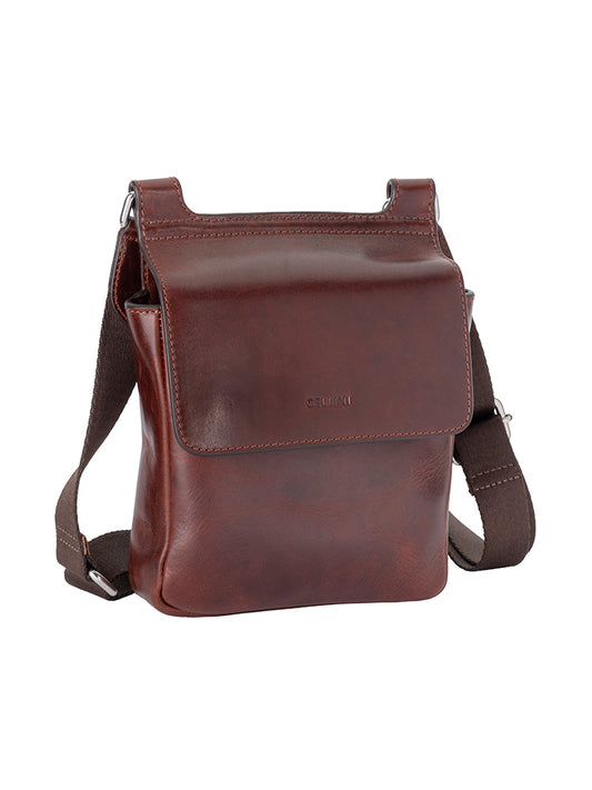 Cellini Diva Havana Flapover Crossbody