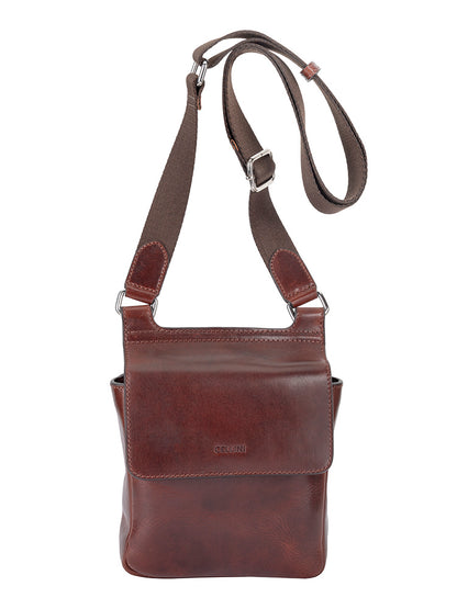 Cellini Diva Havana Flapover Crossbody