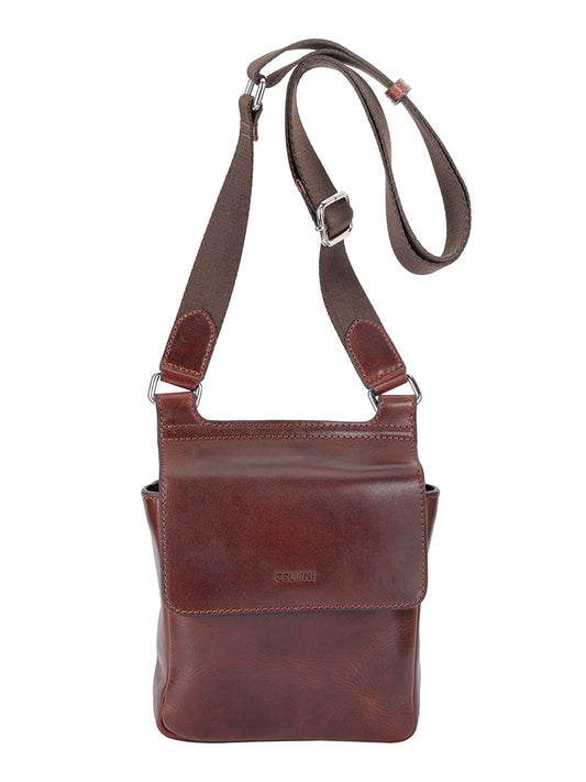 Cellini Diva Havana Flapover Crossbody