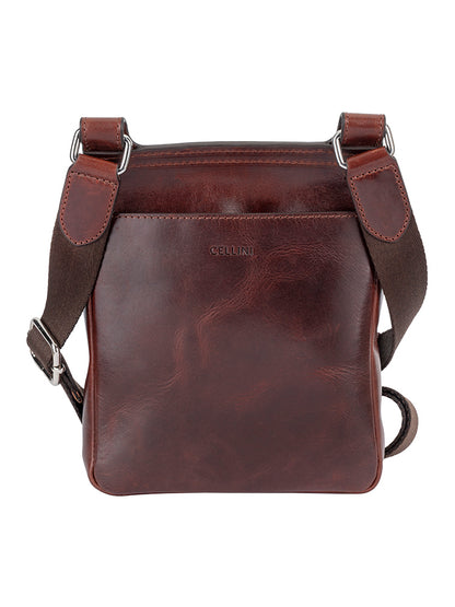Cellini Diva Havana Flapover Crossbody