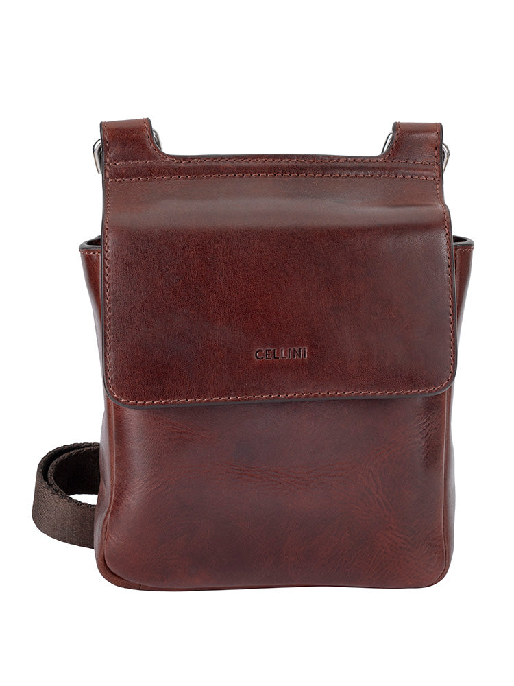 Cellini Diva Havana Flapover Crossbody