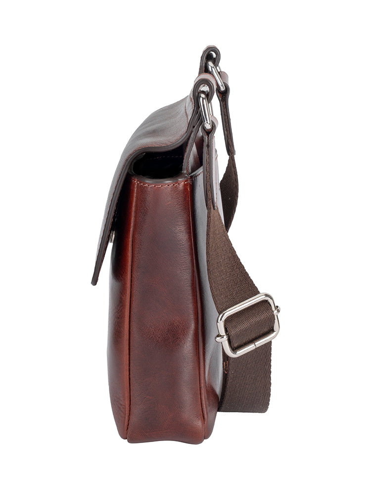 Cellini Diva Havana Flapover Crossbody
