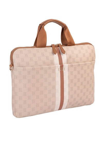 ELLE Monogram Slimline Laptop Bag