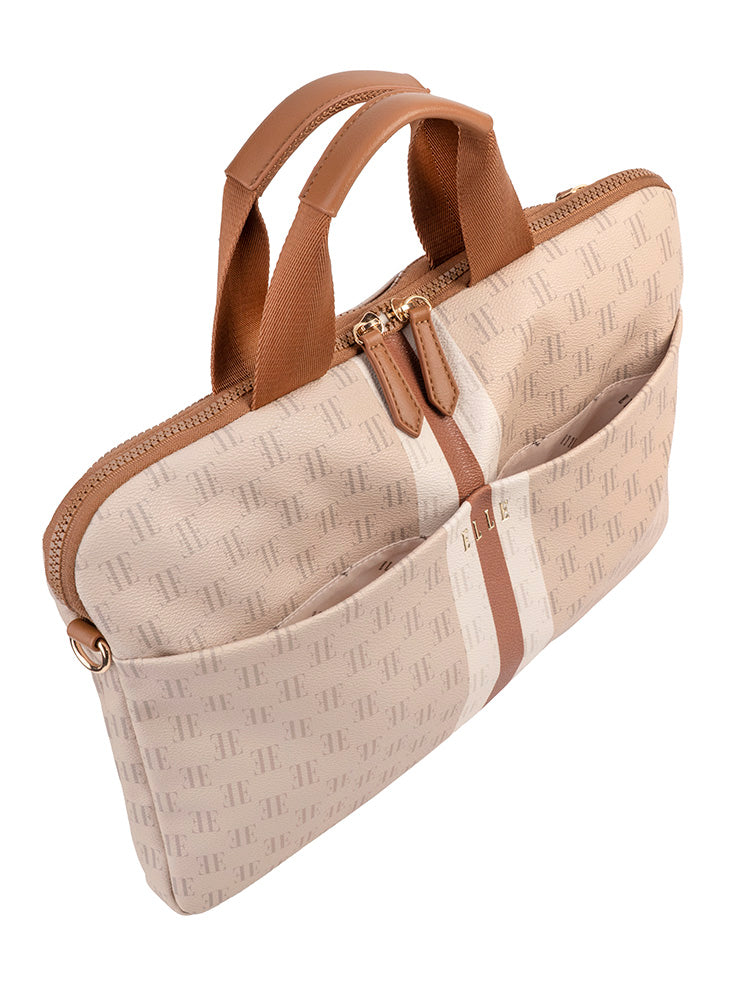 ELLE Monogram Slimline Laptop Bag