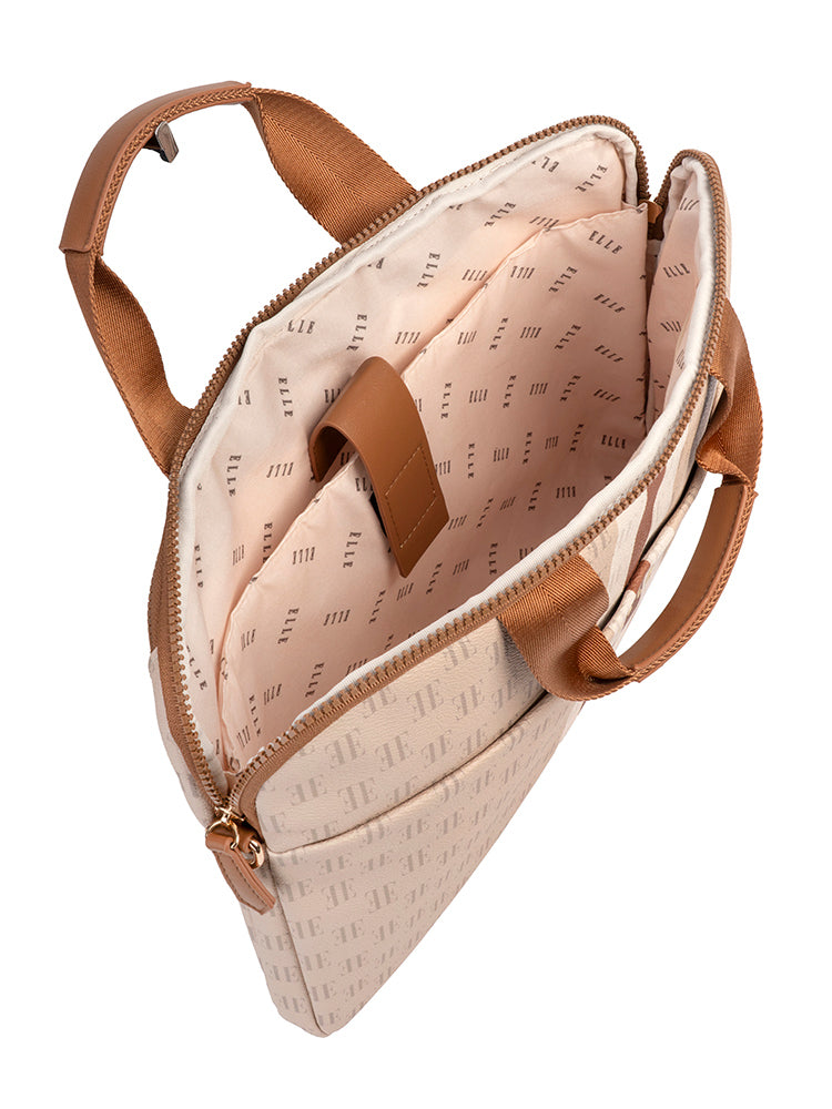 ELLE Monogram Slimline Laptop Bag