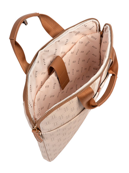 ELLE Monogram Slimline Laptop Bag