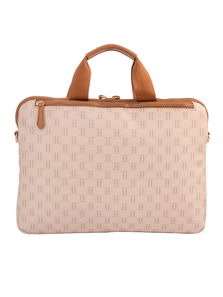 ELLE Monogram Slimline Laptop Bag
