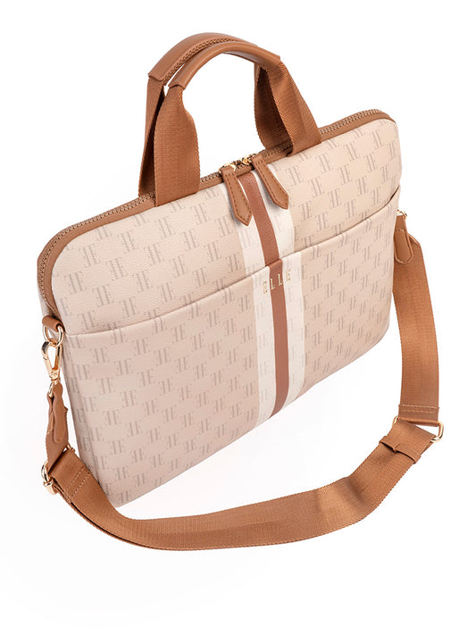 ELLE Monogram Slimline Laptop Bag