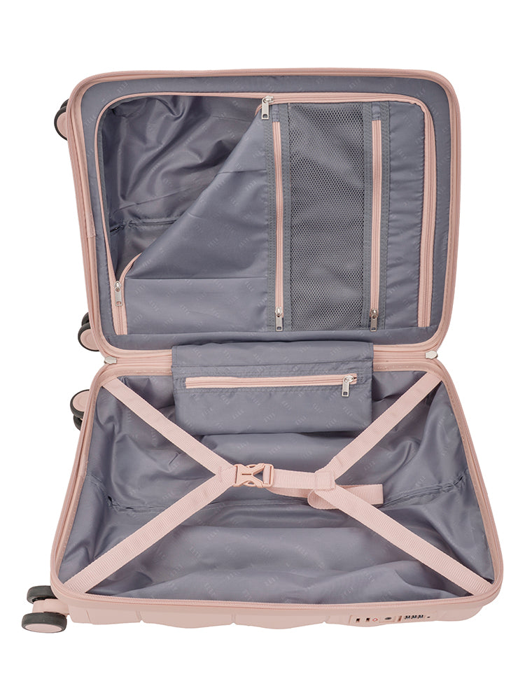 ELLE 4 Wheel Carry On Trolley Case