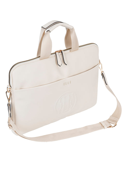 ELLE  Embossed Slimline Laptop Bag