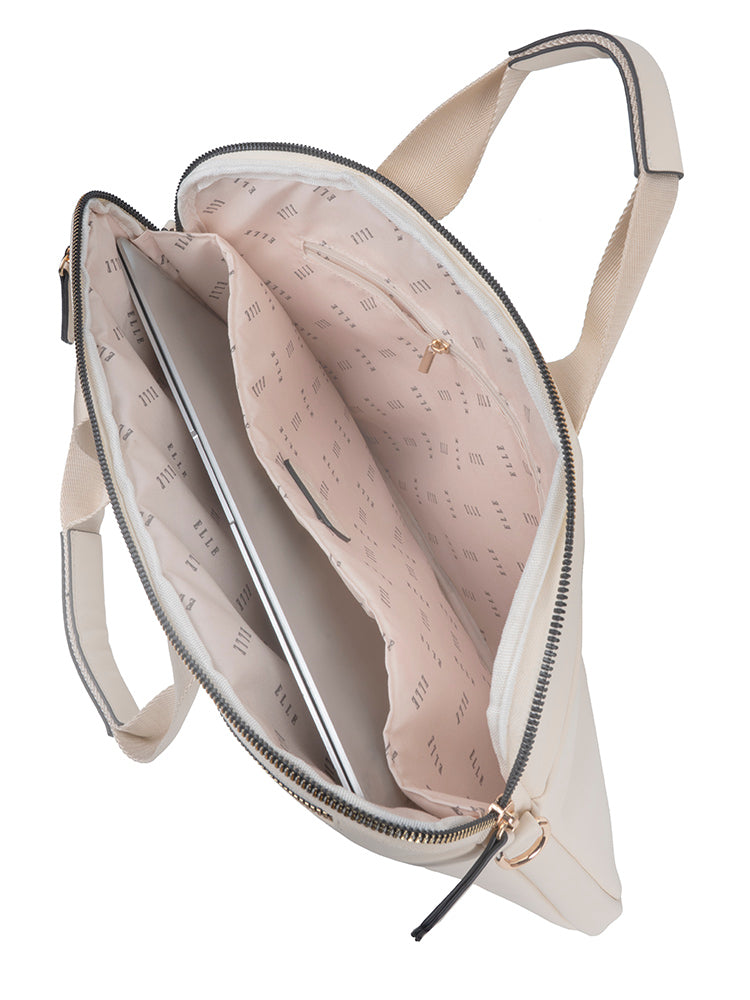 ELLE  Embossed Slimline Laptop Bag