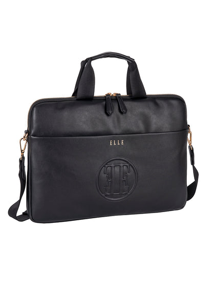 ELLE  Embossed Slimline Laptop Bag
