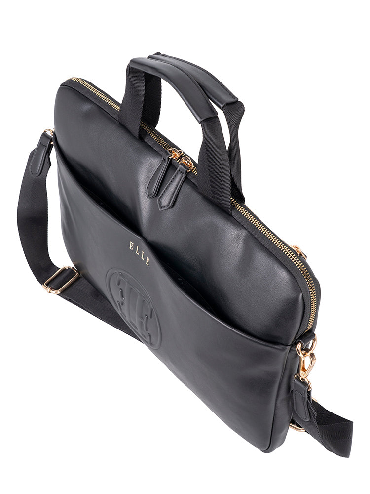 ELLE  Embossed Slimline Laptop Bag