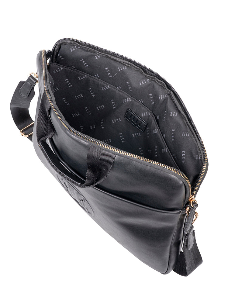 ELLE  Embossed Slimline Laptop Bag