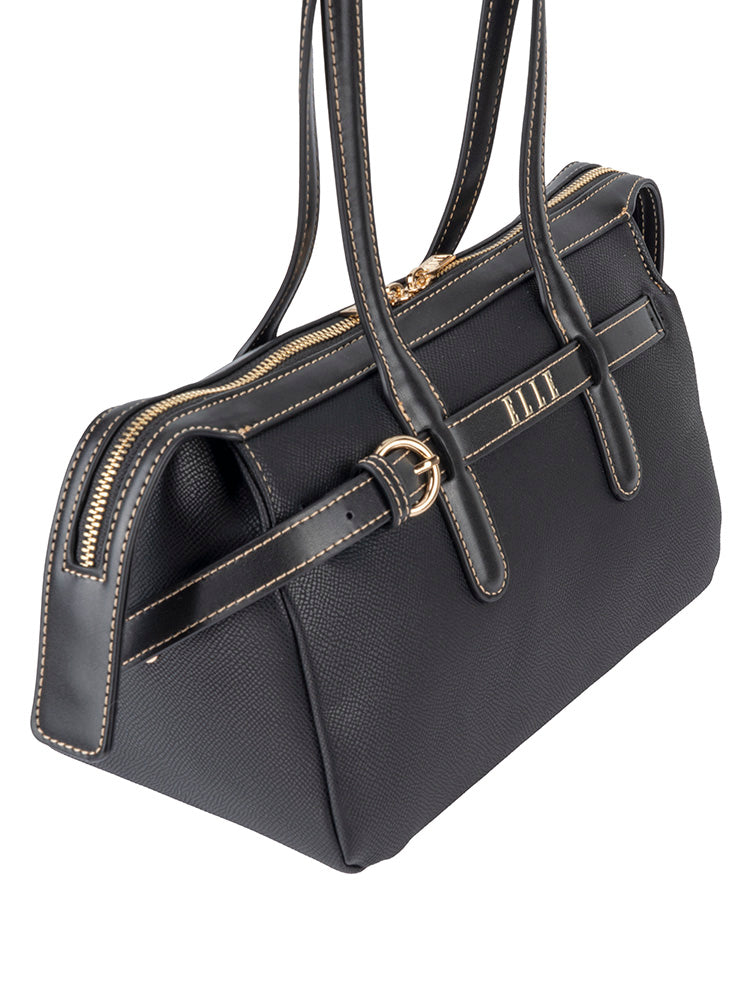 ELLE Belt Buckle Boston Bag