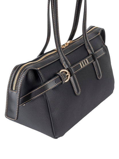 ELLE Belt Buckle Boston Bag