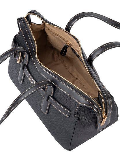 ELLE Belt Buckle Boston Bag