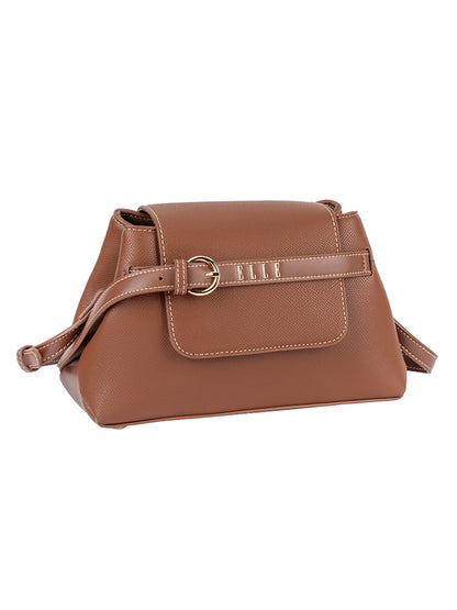 ELLE Belt Buckle Flapover Sling