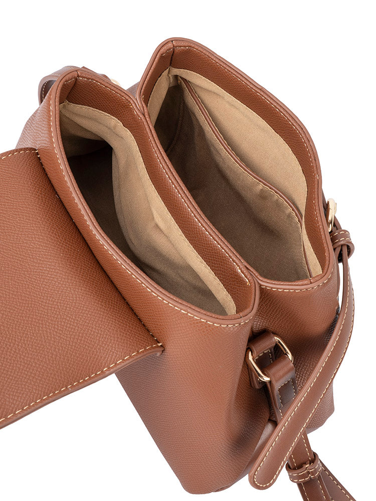 ELLE Belt Buckle Flapover Sling