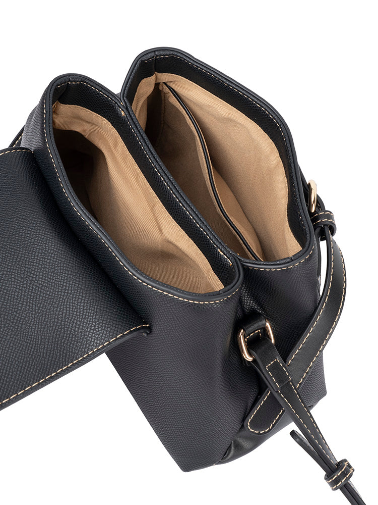 ELLE Belt Buckle Flapover Sling
