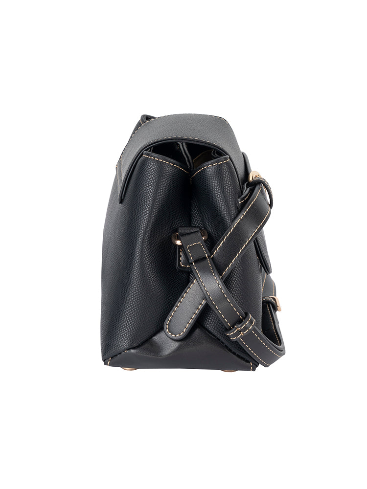 ELLE Belt Buckle Flapover Sling