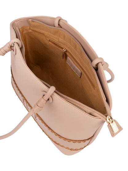 ELLE Woven Flared Tote