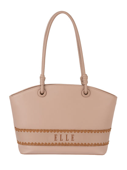 ELLE Woven Flared Tote
