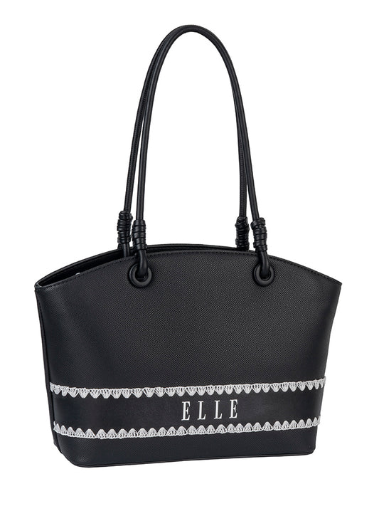 ELLE Woven Flared Tote