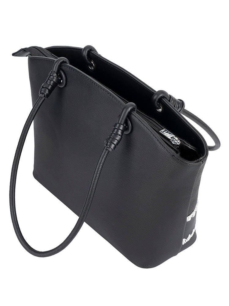 ELLE Woven Flared Tote