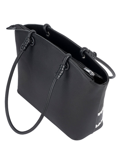 ELLE Woven Flared Tote